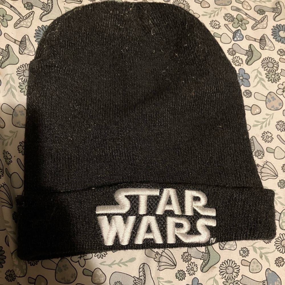 Star Wars Knit Black Beanie Hat